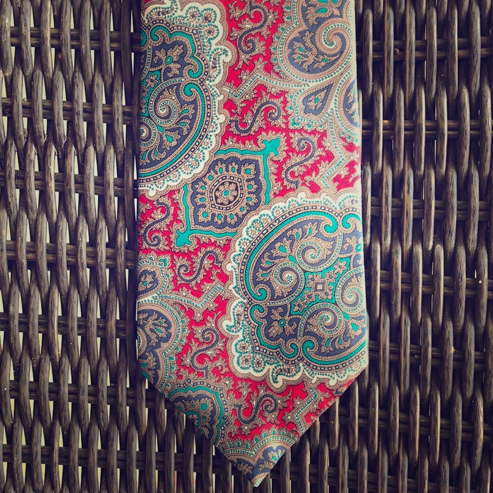 Vintage Wembley Starshine Prints Men’s Formal Tie